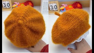 Pumpkin beret crochet tutorial.There some crochet products below the video ,maybe you will need some