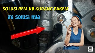 SOLUSI REM UB KURANG PAKEM INI TUTORIALNYA GUYS...