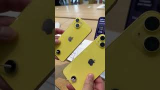 iPhone 14 and 14 Plus in Yellow color