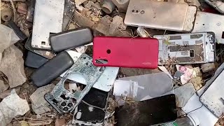 i Found Many Broken Phones  from trash | Restore Destroyed Phone | Restore OPPO F11 Cracked.