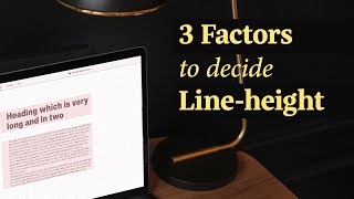 3 Factors to choose Line-Height in Web UI Design ► Typography 101