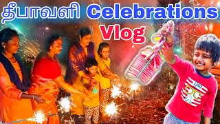 Family Diwali celebration with  Periyaponnu Crackers  #diwalispecial2023   #diwali2022 #omalur