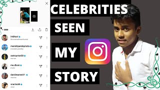 #instagramstoryseenbycelebrities cricketers seen my stories how to tag them in instagarm