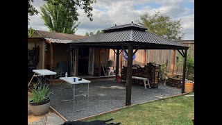 Building a Large Metal Gazebo (Time Lapse)