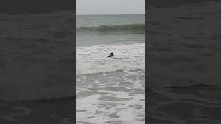 body boarding at Kg Juara, Tioman Island during the monsoon