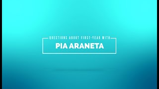 Orientation 2021: Meet Pia Araneta