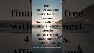 Claim Your Financial Freedom in 4 Months #manifestation #lawofattraction #affirmations #blessings