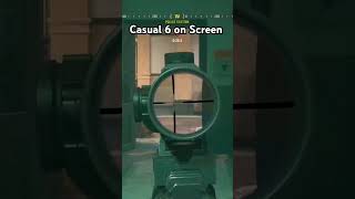 Casual 6 on Screen on Hardpoint | Call of Duty #shorts #callofduty #mw3 #sniping