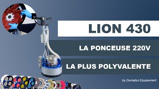 Ponceuse de sol polyvalente avec nombreux accessoires - DUMATOS EQUIPEMENT