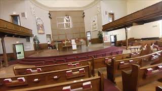 Indoor drone inside a CHURCH, round.. 5?? FPV flight in Southminster United, Lethbridge, Alberta