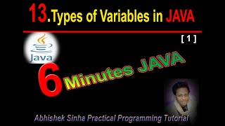 # 13. Types of Variables in JAVA (part-1) [Hindi /Urdu]