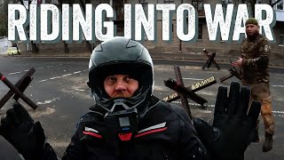 I Rode a Motorcycle in Ukraine during Russian missile strikes