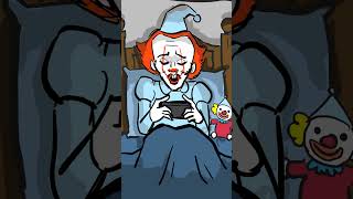 Insomnia for Pennywise #adele #hello #ghost #horror #bedtime  #thriller #animation #parody  #comedy