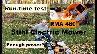 Stihl RMA 460 Battery Electric Lawn Mower Review