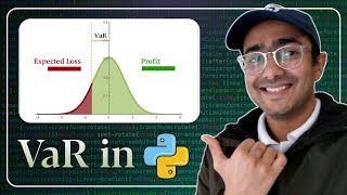 Value at Risk (VAR) in Python under 25 lines of code [You MISS, You LOSE]🔴