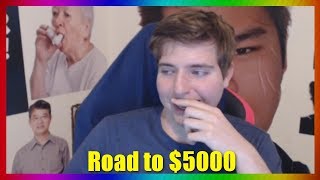 Donating $5000 to MrBeast - Counting To 300,000 Stream Highlights