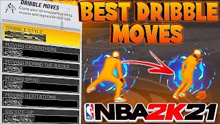 *NEW* BEST GLITCHY DRIBBLE MOVES IN NBA 2K21 CURRENT GEN! BEST DRIBBLE MOVES TO MOVE FAST & GET OPEN