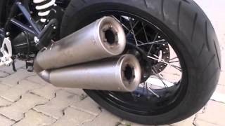 BMW R NineT exhaust sound Akrapovic