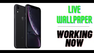 iPhone XR Live Wallpaper not working Solution | iPhone XR Live Wallpaper