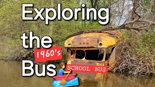 Inside the Sunken School Bus