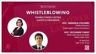 Whistleblowing: fischio d'inizio contro illeciti e corruzione