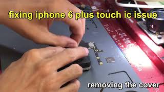 fixing iphone 6 plus touch ic issue