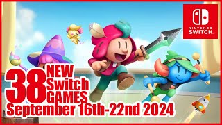 Upcoming Nintendo Switch Games (September 16th-22nd 2024)