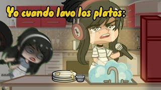 Yo cuando lavo los platos 😍🤙