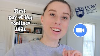 First Day of Uni *online* | UOWC | Diploma of Nursing {Uni Series Pt  3}