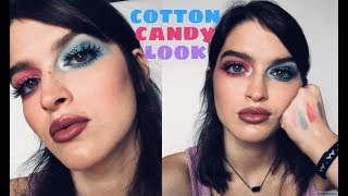 COTTON CANDY MAKEUP LOOK!