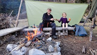 Bushcraft with my Daughter and Friends, Memories 1 - April Compilation