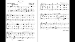 Richard St. Clair: Psalm 51 for Chorus