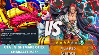 SHANKS IS DEAD?!?!  COUNTER 5* Film Red UTA(EX Level!) SS League Gameplay | One Piece Bounty Rush