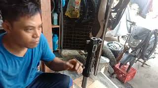 Change fork oil ng front shock ng ebike