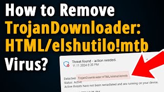 TrojanDownloader:HTML/elshutilo!mtb: How to Manually Remove it?