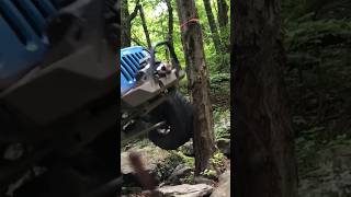 Sometimes you just gotta crawl the tree. #shorts #jeeplife #offroad