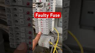 How to find Faulty Fuse #youtubeshorts #abb #instrumentation