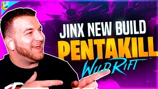 PENTAKILL with NEW JINX BUILD in Wild Rift