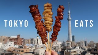 Japanese Convenience Store Food Family Mart Chicken Review and Hamburg Steak in Tokyo - vlog #039