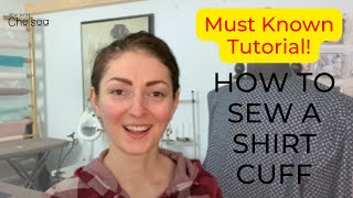 How to sew a shirt cuff