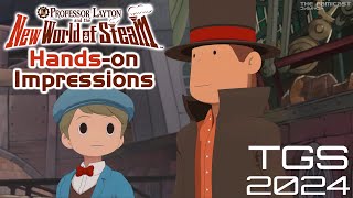 Professor Layton and the New World of Steam | TGS 2024 Hands-on Impressions