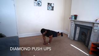 DIAMOND PUSH UPS