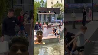 Child save the blindman #parkour #prank #funny #sports #flip #comedy #shorts #blindmanprank #viral