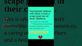 Narcissistic fathers....