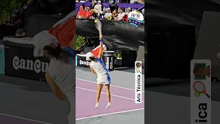 Iga Swiatek, serve Slow mo! #tennis #slowed #slowmotion #shorts #wow #proplayer #goat