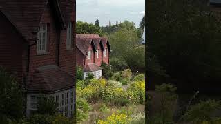 Kings College Cambridge Chapel Spires from Selwyn Library Terrace #cambridgeuniversity #architecture