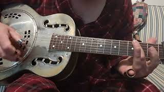 A little blues with my totally badass 1937 Old Kraftsman Fiddle-Edge Dobro ......enjoy your day.