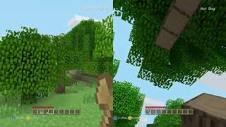 Minecraft Xbox 360 Edition - Split Screen Gameplay - Title Update 4