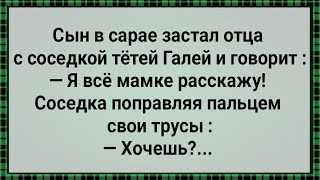 Как Сын в Сарае Застал Отца с Тетей Галей! Сборник Свежих Анекдотов! Юмор!