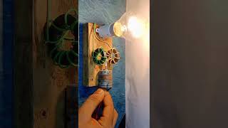 DIY 🤩Amazing Electricity Generator (615v) with motor || #shorts